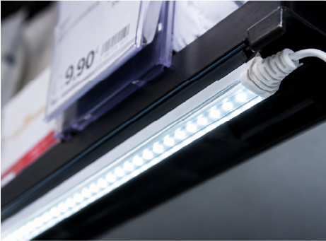 Iluminación LED para lineal de retail